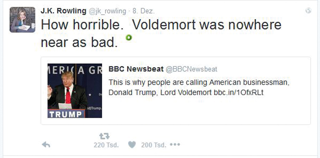 Voldemort for President?!?